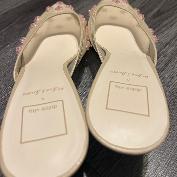 For Love of Lemons x Dolce Vita Clara Hell Mesh French Vanilla Mule - Picture 3 of 10